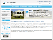 Tablet Screenshot of caravanwifi.com